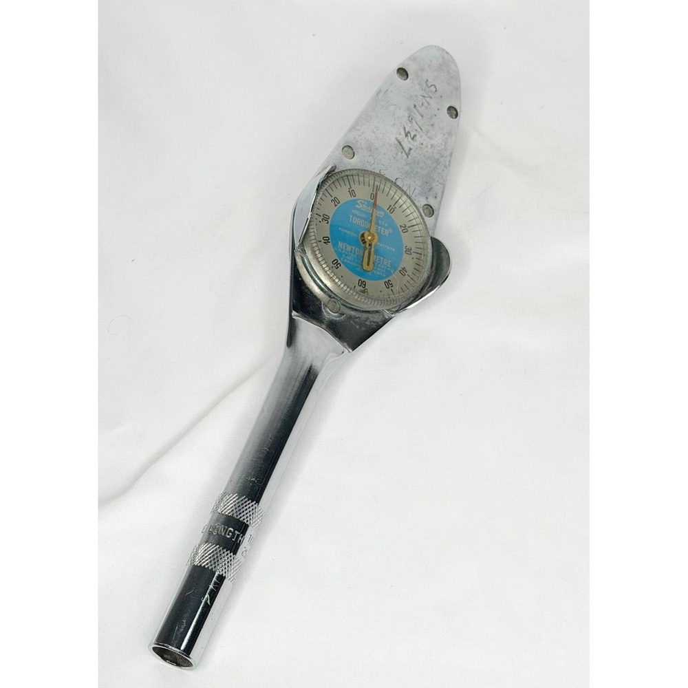 Snap-on Torqometer Dial Torque Wrench 3/8" Drive TESI75-L Light Signal Untested